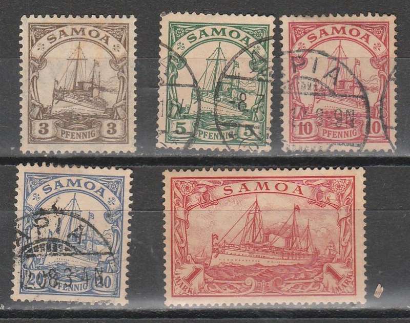 A LOVELY GERMAN OCCUPATION 1900 SHORT SET F.U.  LOOK SCAN