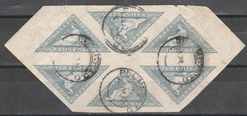 SOUTH AFRICA 1926 ISSUE BLOCK F U  C/VR195.00 LOOK SCAN