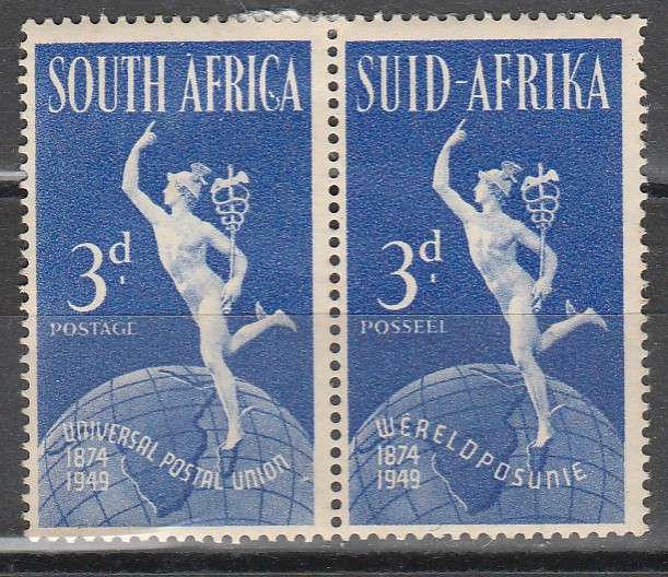 SOUTH AFRICA SACC 156 SERIF ON "C" & DOT ABOVE "A" LEFT HAND STAMP F.U. LOOK SCAN