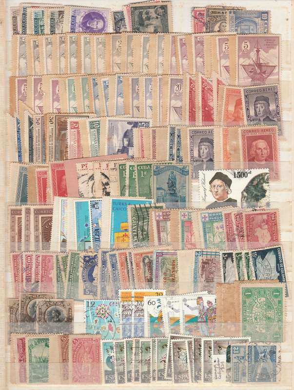A LOVELY SELECTION OF MINT MOUNTED STAMPS IN AN STOCK PAGE BOTH SIDES LOOK SCANS X 2