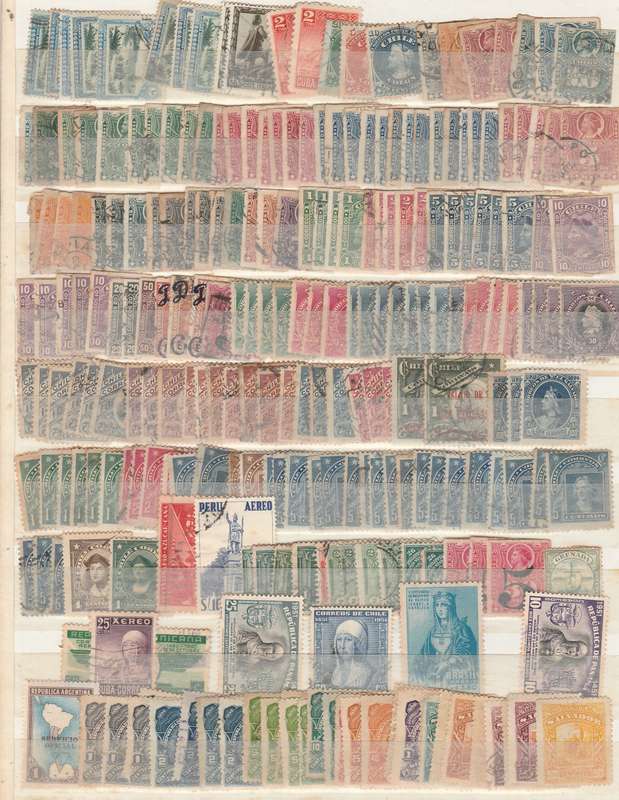 A LOVELY SELECTION OF MINT MOUNTED STAMPS IN AN STOCK PAGE BOTH SIDES LOOK SCANS X 2