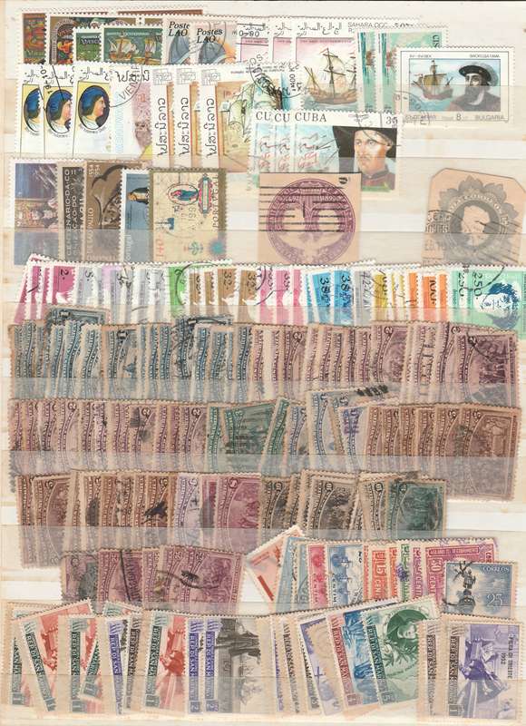 A LOVELY SELECTION OF MINT MOUNTED STAMPS ON AN STOCK PAGE USA USED HIGH VALUE LOOK SCANS X 2