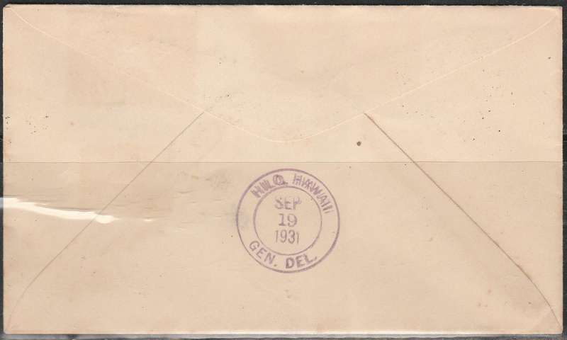 GERMAN DEUTSCHE LUFTPOST POLAR FLIGHT 1931 ICEBREAKER MALYGUIN TO HAWAII READ ON COVER LOOK SCAN X2