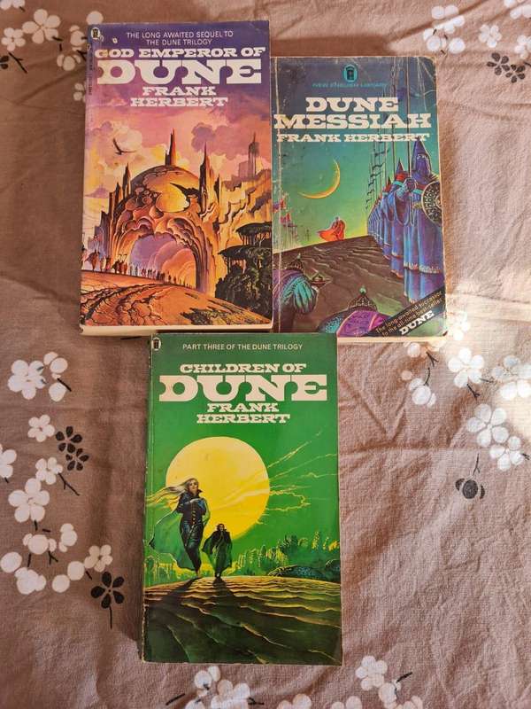 Frank Herbert Dune book set (3 books)