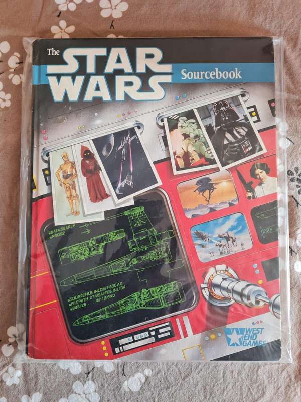 Star Wars Sourcebook - West End Games RPG - 1987 (First Printing) Hardcover Book