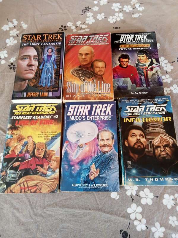 Star Trek Paperback Lot (6 books)