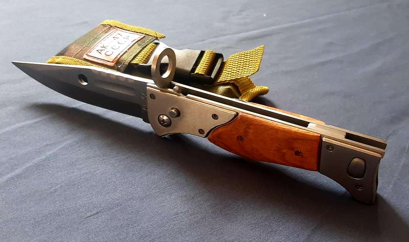 LARGE 22CM SWITCHBLADE TACTICAL KNIFE