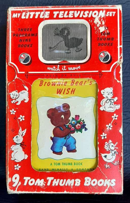 VINTAGE AND RARE TOM THUMB BOOKS FROM "MY LITTLE TELEVISION SET"