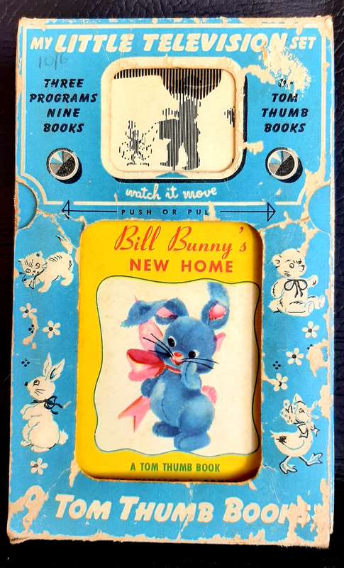 VINTAGE AND RARE TOM THUMB BOOKS FROM "MY LITTLE TELEVISION SET"