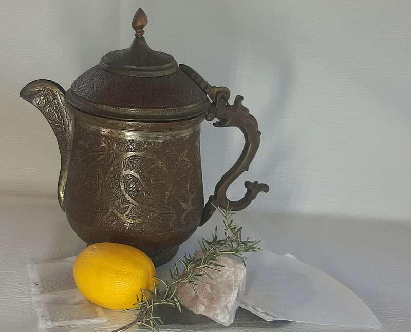 RARE TURKISH BRASS CEZVE