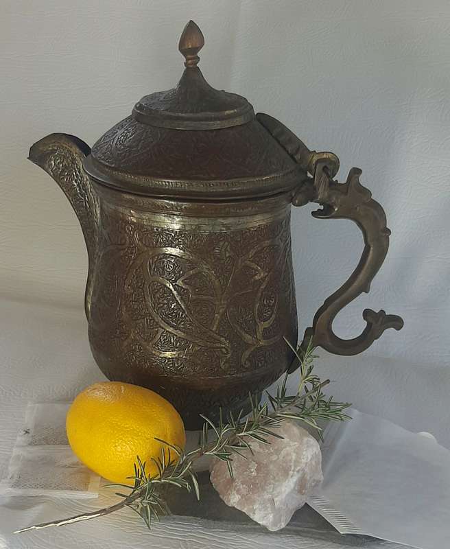 RARE TURKISH BRASS CEZVE
