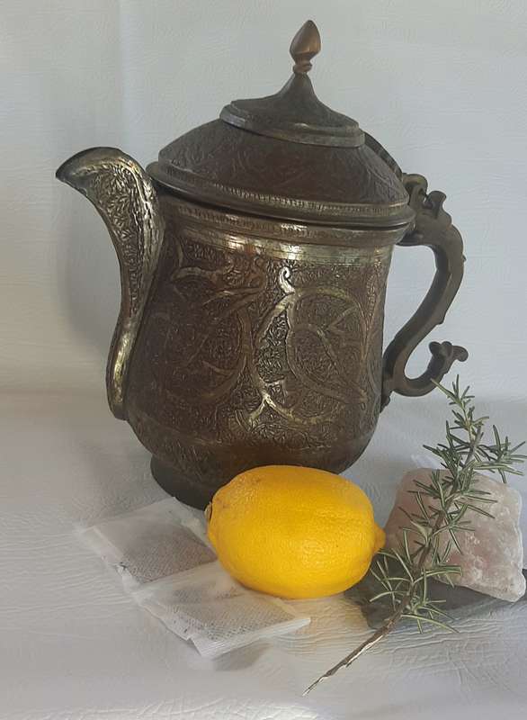 RARE TURKISH BRASS CEZVE