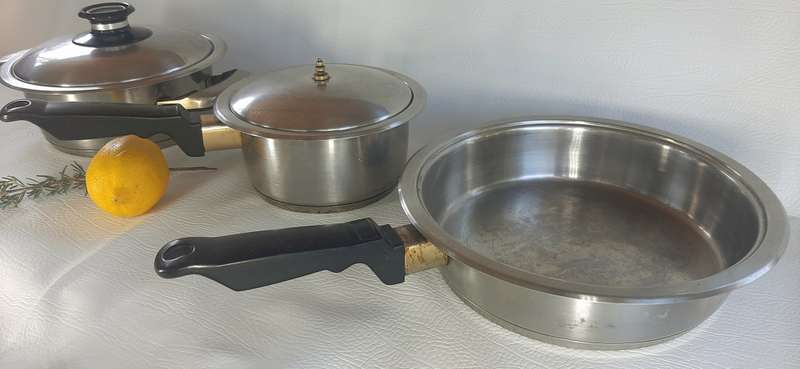 Premium AMC Classic 3-Piece Stainless Steel Cookware Set