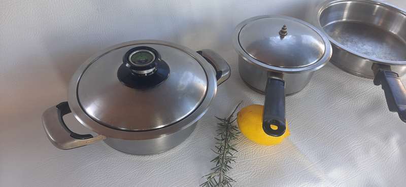 Premium AMC Classic 3-Piece Stainless Steel Cookware Set