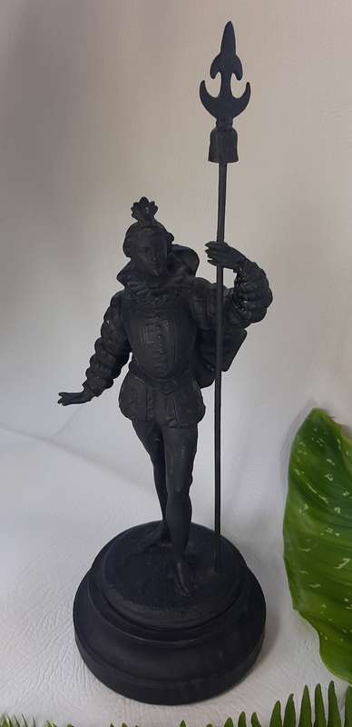 EXQUISITE SPANISH PEWTER STATUES - A TRIBUTE TO THE 16TH & 17TH CENTURY GRANDEUR!