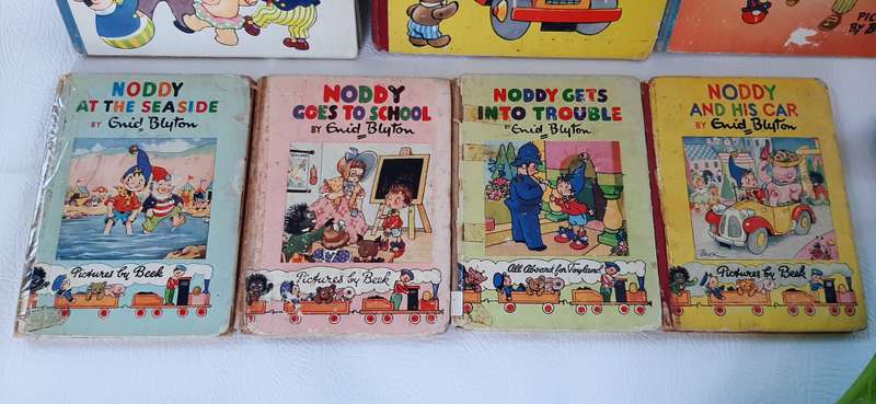 VINTAGE 1950's NODDY BOOK COLLECTION - A TREASURE TROVE OF CHILDHOOD MAGIC!
