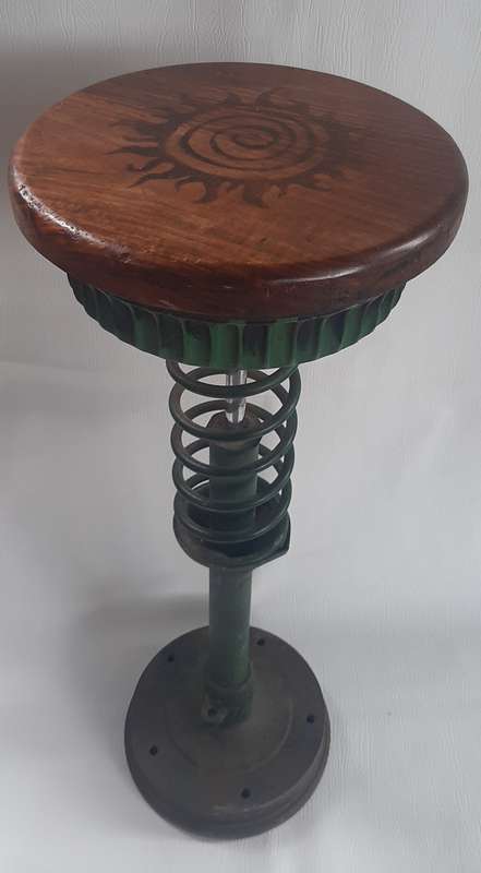 STEAMPUNK BAR STOOL - ONE OF A KIND HANDCRAFTED MASTERPIECE