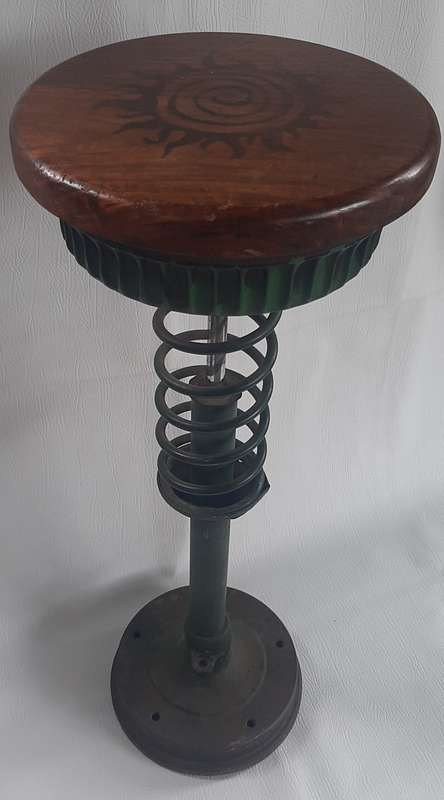STEAMPUNK BAR STOOL - ONE OF A KIND HANDCRAFTED MASTERPIECE