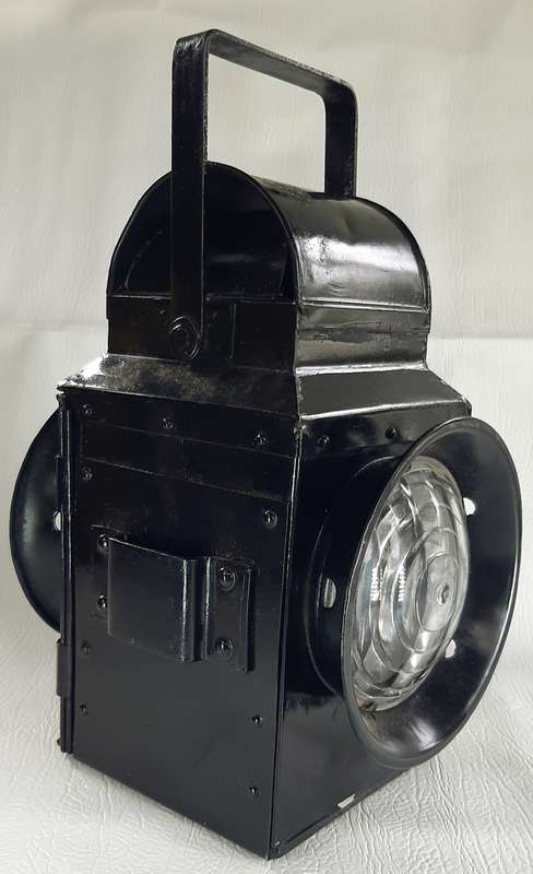 RARE & LARGE SOUTH AFRICAN RAILWAYS OIL SIGNAL LAMP - EARLY TO MID-20TH CENTURY