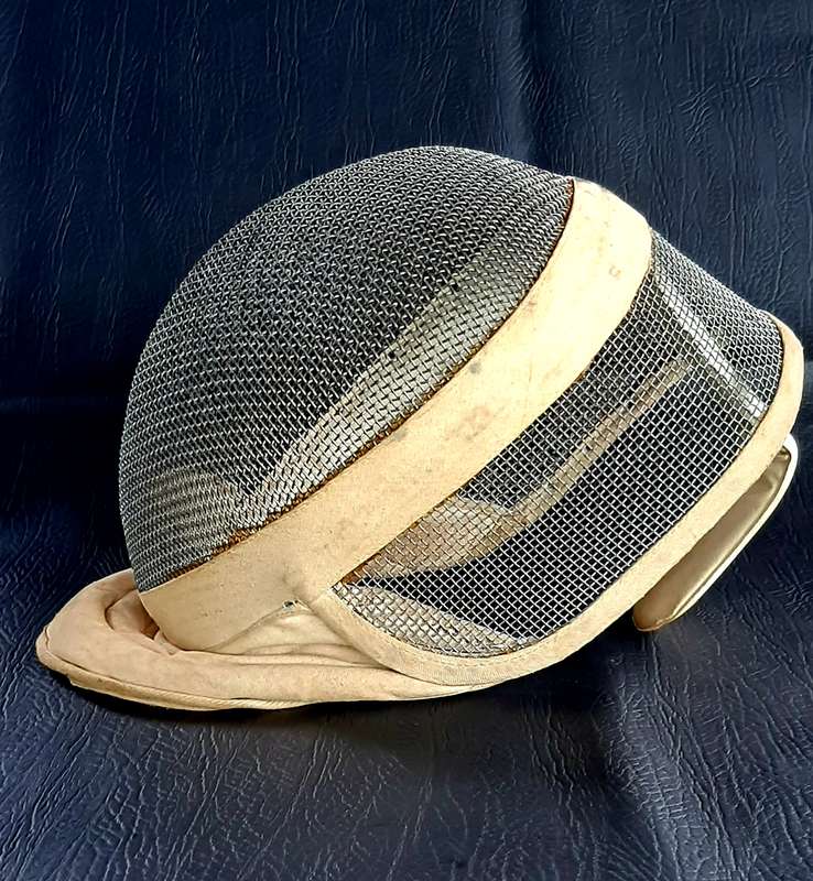 VINTAGE LEON PAUL FENCING MASK - RARE COLLECTOR'S ITEM