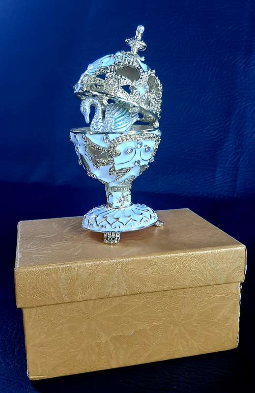 Swan Egg Sculpture