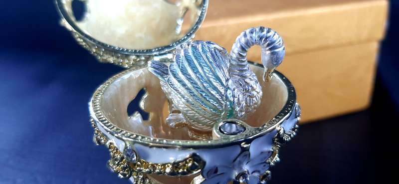 Swan Egg Sculpture