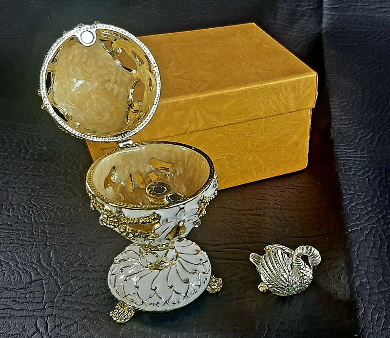 Swan Egg Sculpture