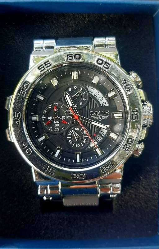 LIGE MEN'S CHRONOGRAPH WATCH - STYLISH & WATERPROOF