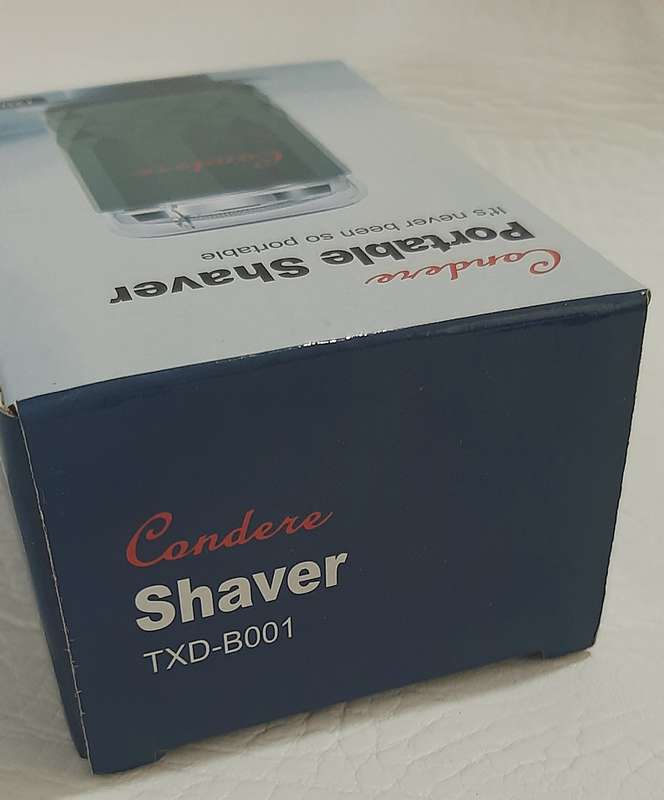 CONDERE PORTABLE SHAVER TXD-B001  -  NEW & BOXED!