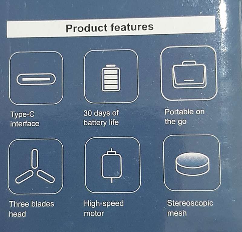 CONDERE PORTABLE SHAVER TXD-B001  -  NEW & BOXED!