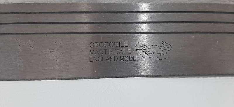 VINTAGE CROCODILE MARTINDALE MACHETE - 550MM TOTAL LENGTH