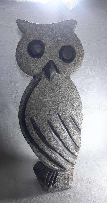 MAJESTIC & LARGE SOAPSTONE CARVING - EXCEPTIONAL HANDMADE ART