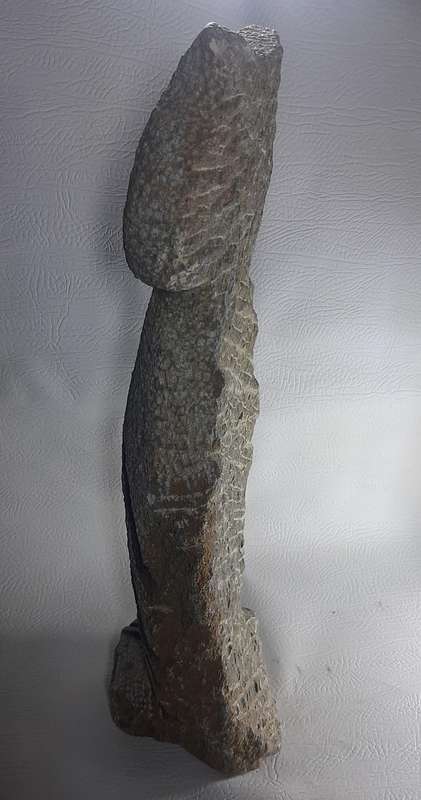 MAJESTIC & LARGE SOAPSTONE CARVING - EXCEPTIONAL HANDMADE ART