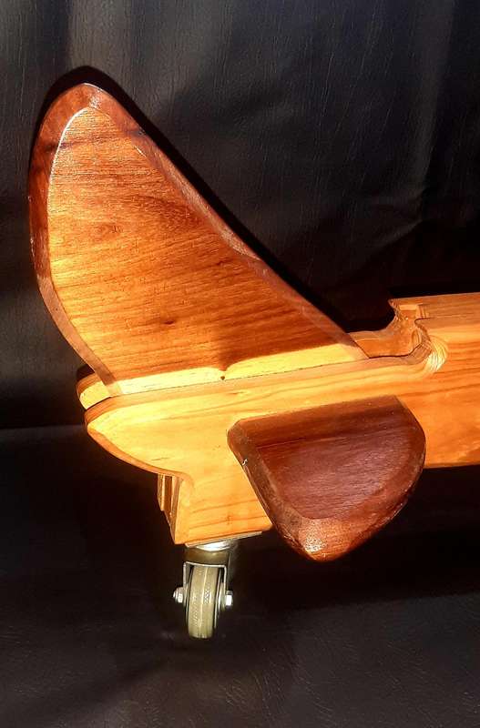 LARGE HANDMADE WOODEN AEROPLANE - STUNNING DISPLAY MODEL & RIDE-ON TOY