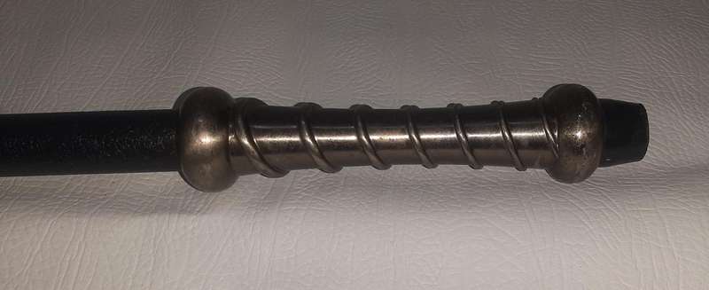 ANTIQUE SKULL-HANDLED WALKING STICK WITH CONCEALED BLADE - 98CM