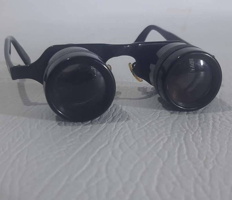 VINTAGE IMEXTRA JEWELLER'S BINOCULAR MAGNIFYING GLASSES - ADJUSTABLE LENSES