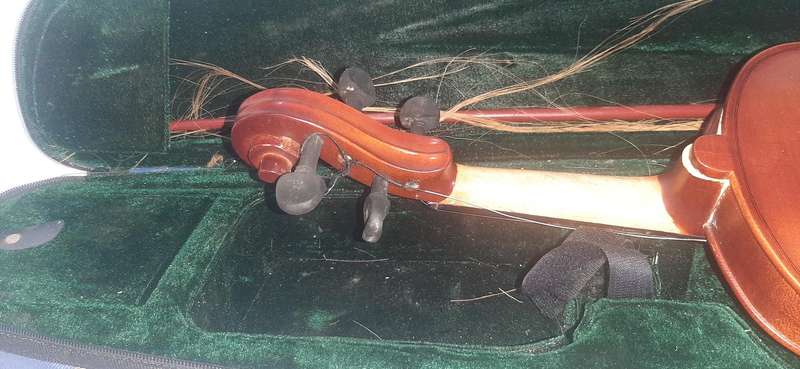 BEAUTIFUL FULL-SIZED SANCHEZ VIOLIN WITH CASE & ACCESSORIES - RARELY PLAYED!