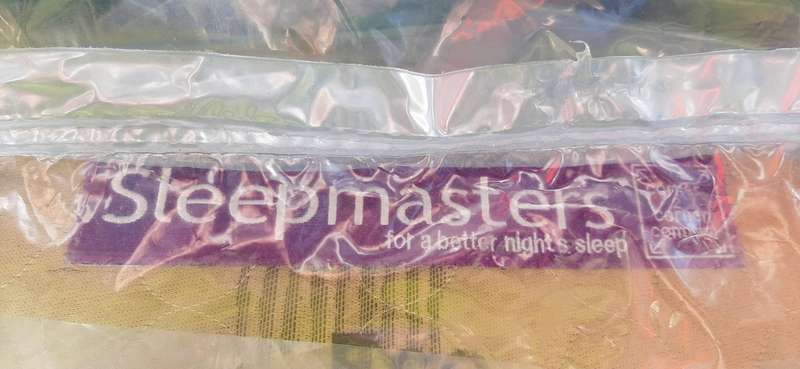 SLEEPMASTER DOUBLE BED MATTRESS - STILL IN ORIGINAL PLASTIC! (NO BASE)