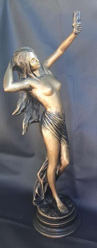Classical-Inspired Statue - Graceful Elegance in Composite Art