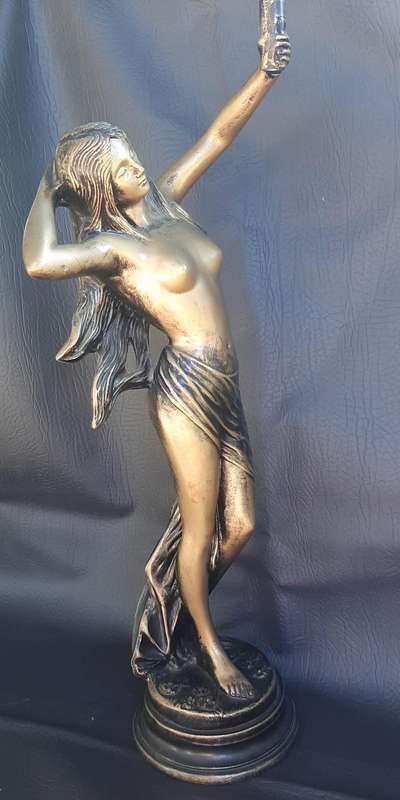 Classical-Inspired Statue - Graceful Elegance in Composite Art