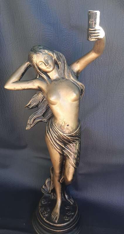 Classical-Inspired Statue - Graceful Elegance in Composite Art