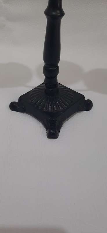 WROUGHT IRON CANDLE HOLDER  38CM | HAND-FORGED ELEGANCE & RUSTIC CHARM