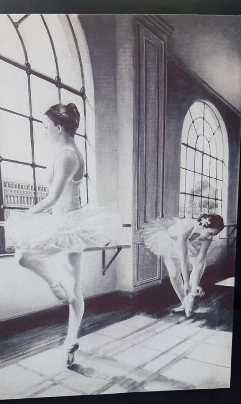 BALLET POISE  PRINTED CANVAS FOR A LITTLE GIRLS ROOM