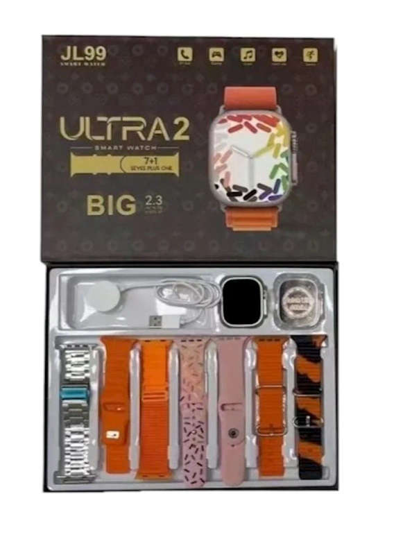 JL99 Ultra 2 Smart Watch - BIG 2.3" Display, Multiple Bands, Complete Set!