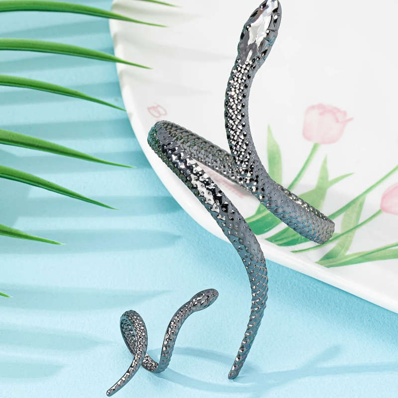 BOHEMIAN TWISTED SNAKE BRACELET & RING SET - ELEGANCE WITH A WILD EDGE