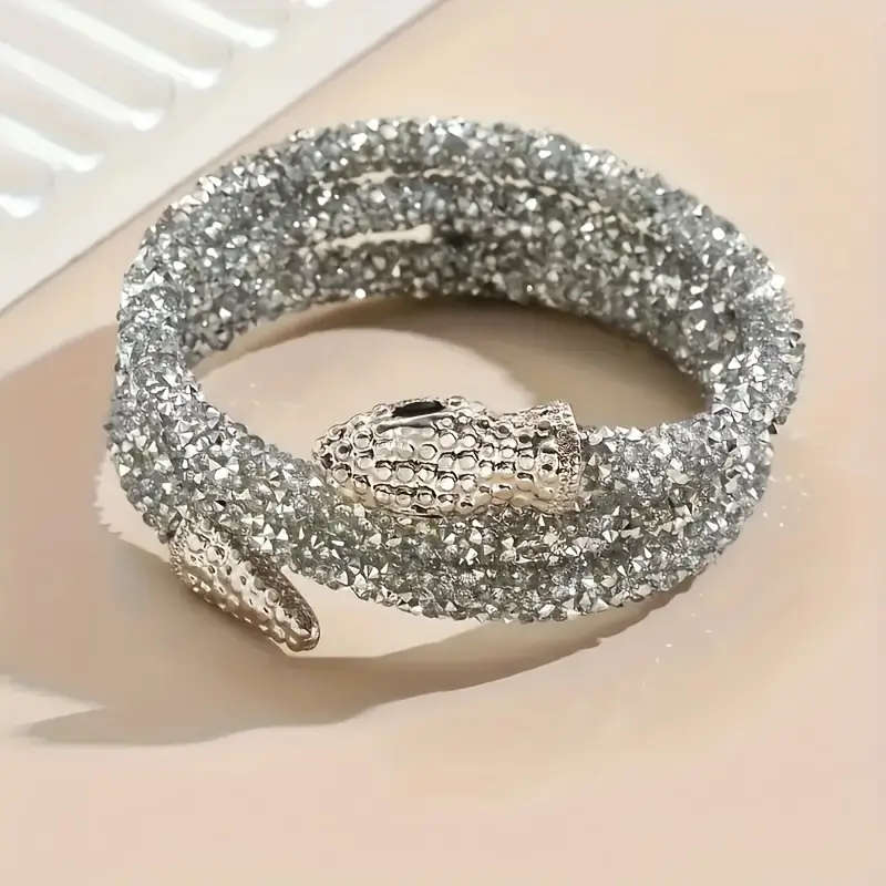 MESMERIZING SNAKE-INSPIRED COSTUME JEWELLERY - ELEGANT, FLEXIBLE & SPARKLING