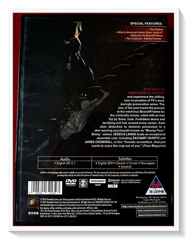 American Horror Story - ASYLUM - Complete Second Season - In Excellent Condition*