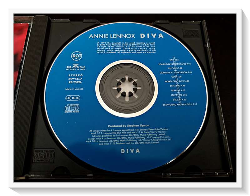 Annie Lennox - DIVA - CD - Disc and Casing with Booklet in Excellent Condition *****