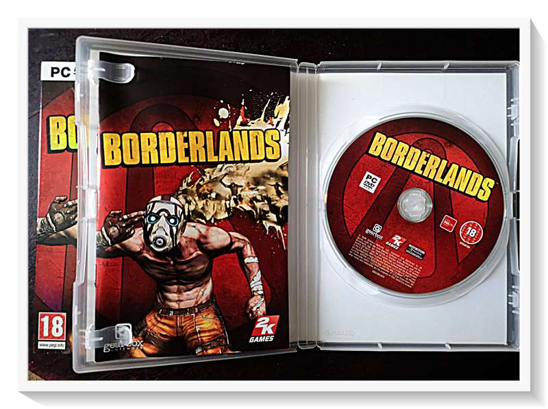 Borderlands PC DVD ROM 18V - 2K Games - Disc and Casing in Excellent Condition
