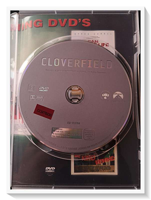Cloverfield - SPECIAL FEATURES - Spectacular Sci-Fi Horror - DVD - PG13 - Disc & Casing VG+